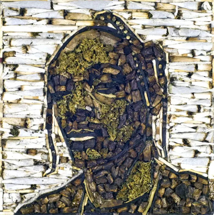 Snoop Dogg made of weed.