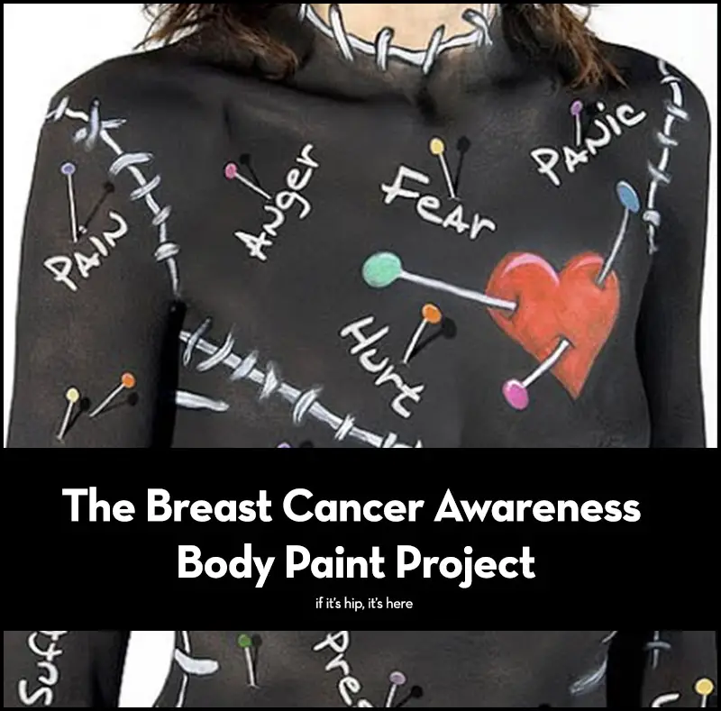 The Breast Cancer Awareness Body Paint Project If It's Hip, It's Here