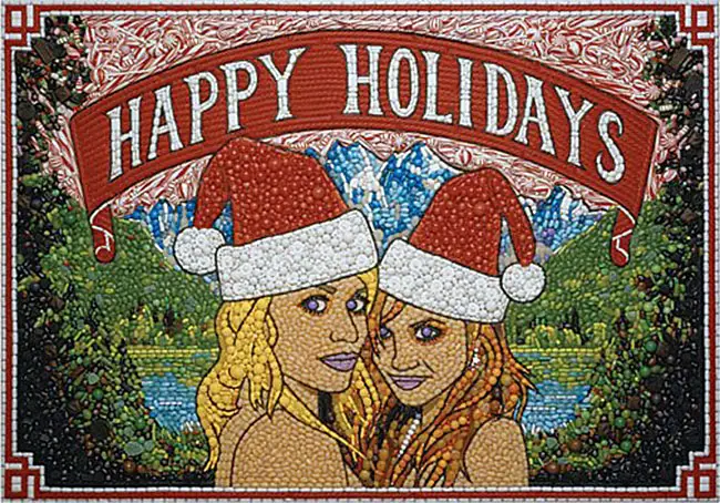 The Olsen Twins made of candy happy holidays