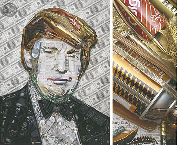 Donald Trump mosaic