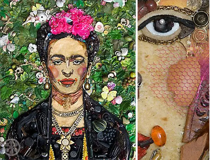 Frida Kahlo mosaic