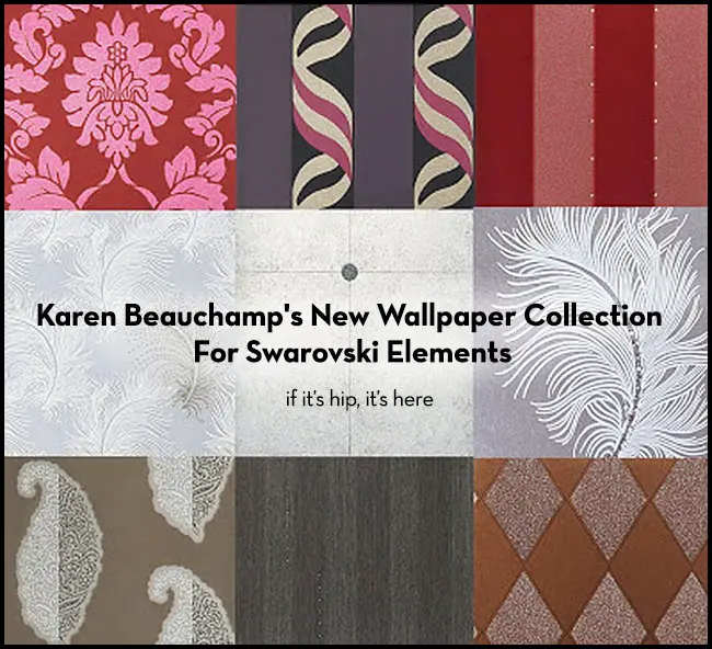 karen beauchamp wallpaper collection for Swarovski