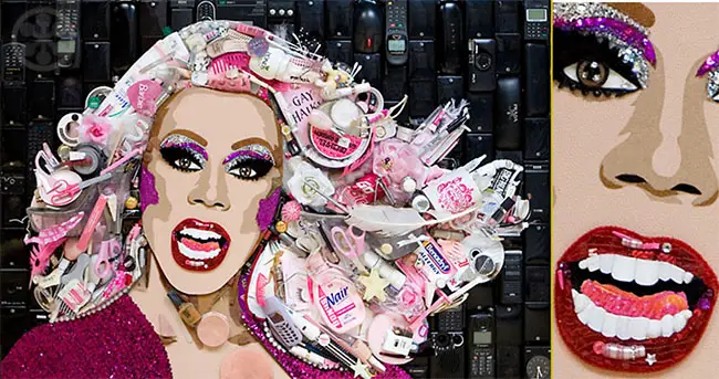 RuPaul Mosaic and detail