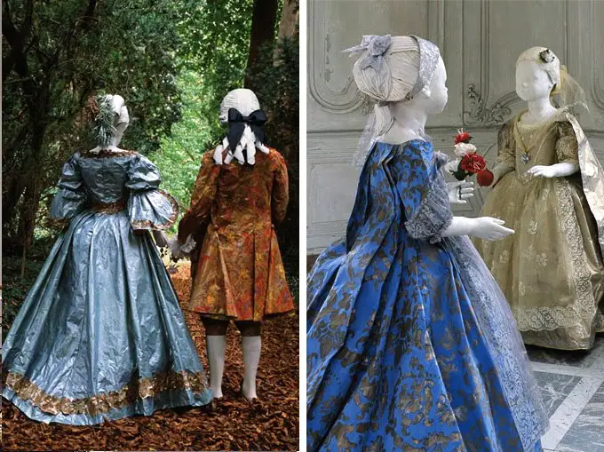 historical costumes made of paper