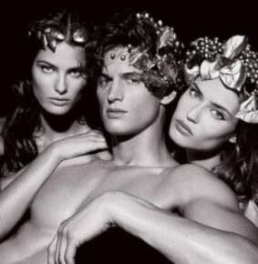 Models As Sexy Greek Gods and Goddesses For The 2011 Pirelli Calendar