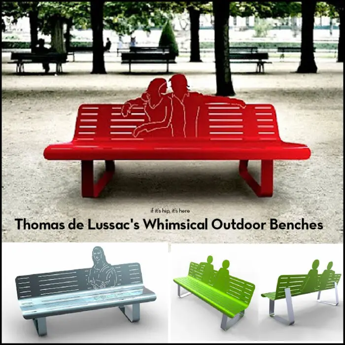 Read more about the article Designer Thomas de Lussac’s Whimsical Outdoor Benches & Home Decor.