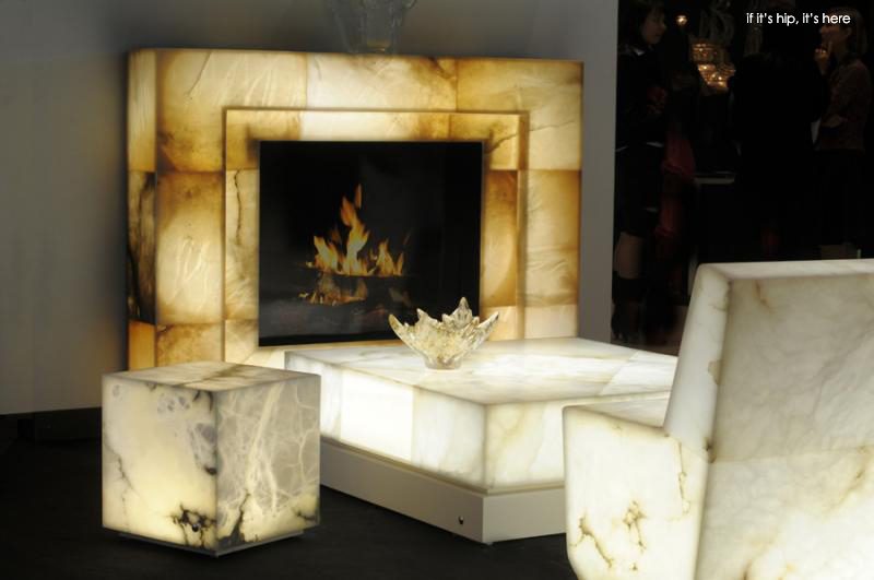 Alabaster furnishings that glow