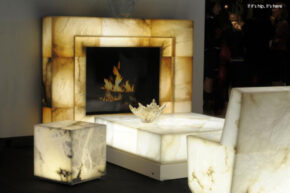 Indoor and Outdoor Alabaster Furnishings That Glow From Within.