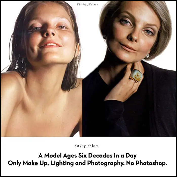 Read more about the article A Model Ages Six Decades With The Magic Of Make Up, Lighting and Photography.