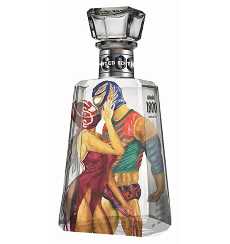 Alex hank 1800 luche libre bottle