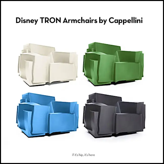 Read more about the article TRON Armchair Now Mass-Produced For Cappellini In 4 Colors & New Material.