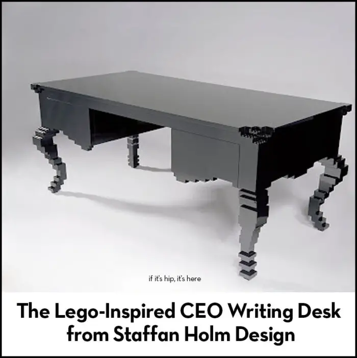 Read more about the article The Lego-Inspired CEO Writing Desk from Staffan Holm Design.