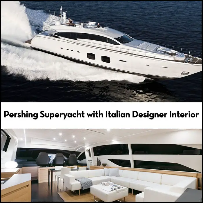 Read more about the article Pershing Superyacht Loaded With Italian Luxury From Fendi, Armani & Poltrona Frau.
