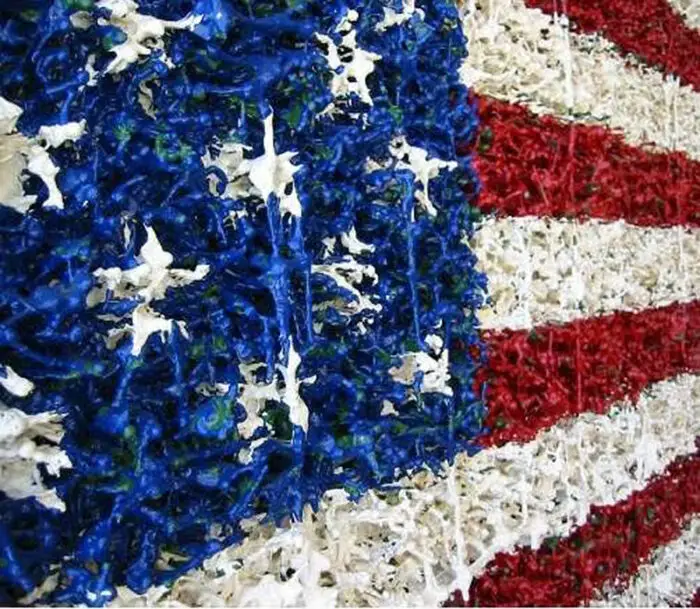 Read more about the article The American Flag Made of Toy Soldiers, Sneakers, Legos, Eyeglasses and More.