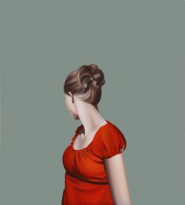 One Subject. One Dress. A Bunch of Fabulous Paintings By Erin Cone.