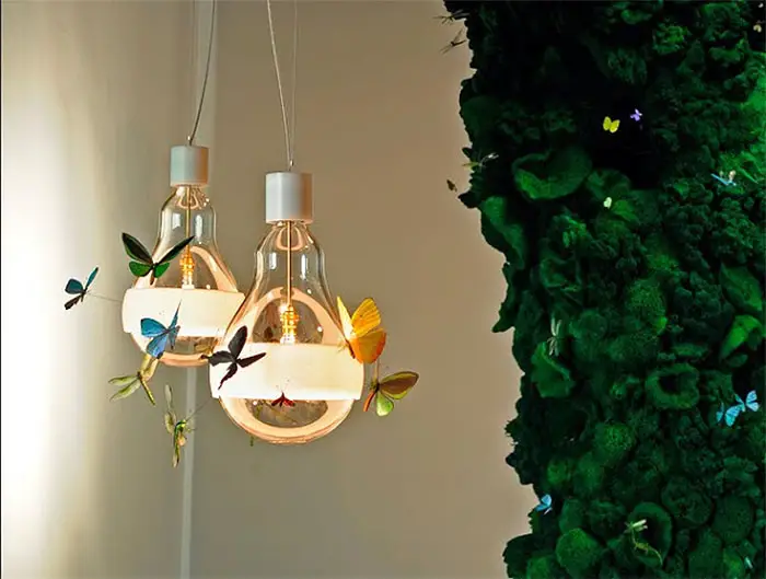 Johnny B. Butterfly lamps