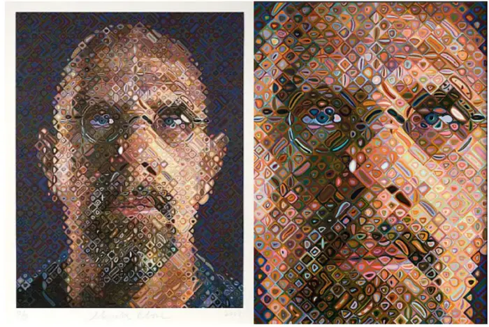 Chuck Close, Self Portrait, 2007