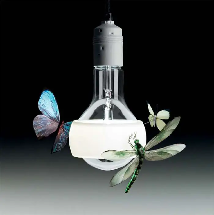 ingo maurer butterfly lamp collab graham owen