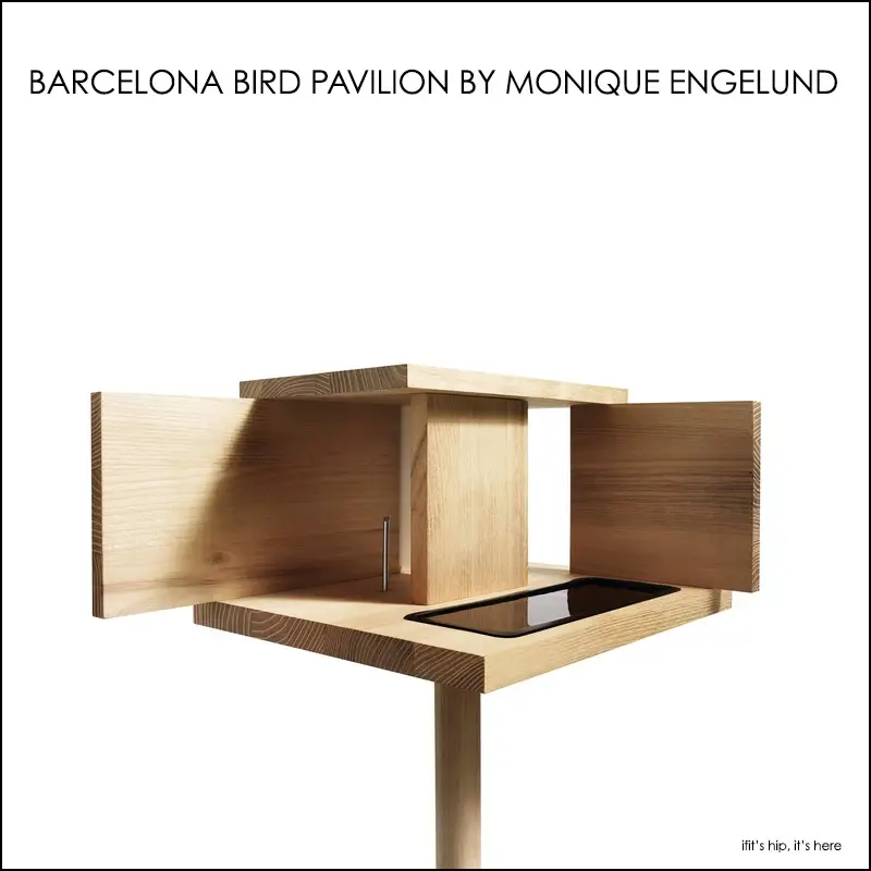 Barcelona Bird Pavilion by Monique Engelund