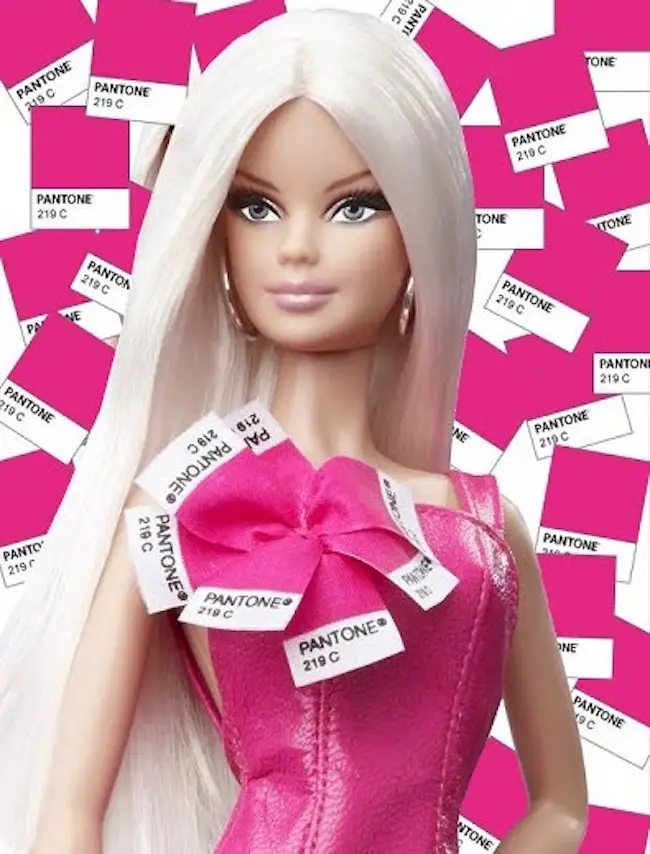 pantone Barbie