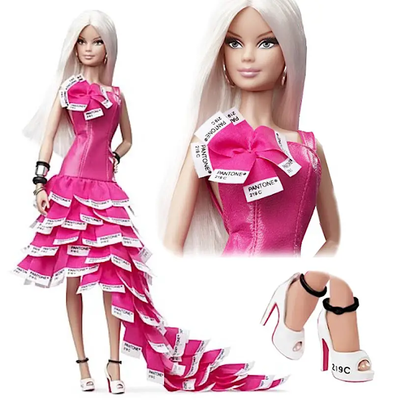 pantone Barbie