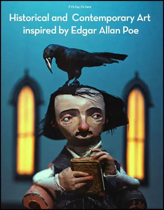 Read more about the article Plenty of Poe for Halloween. Edgar Allan Poe Poems, Art, Housewares, Toys & Links.