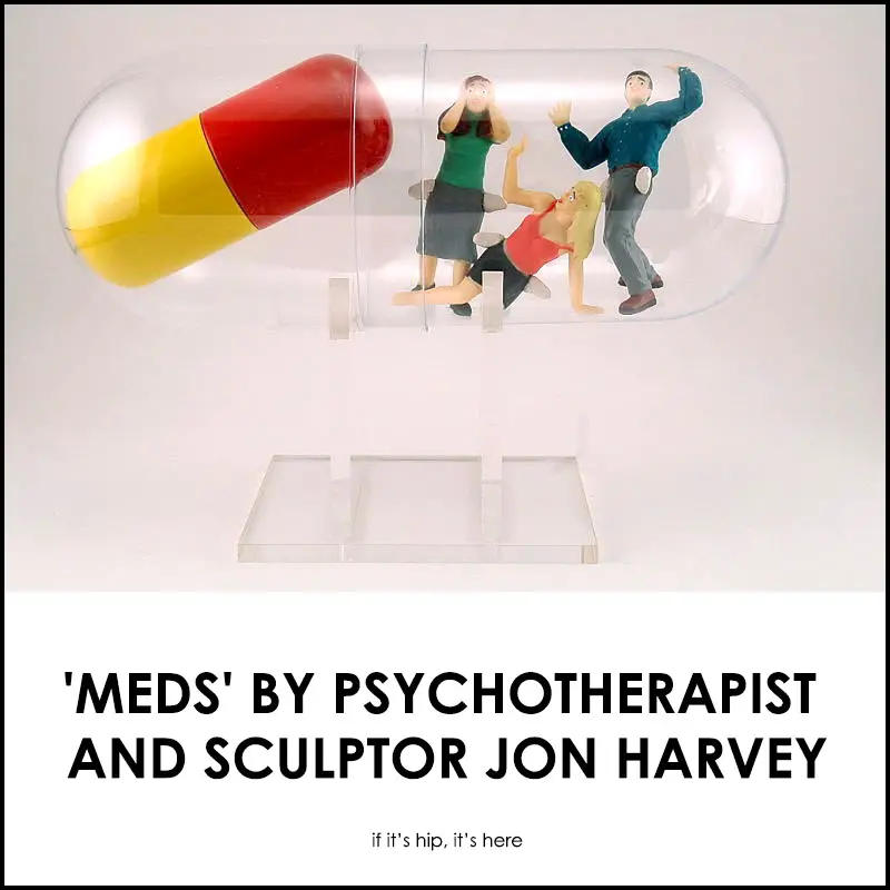 Read more about the article A Prescription For Art. ‘Meds’ by Psychotherapist and Sculptor Jon Harvey.