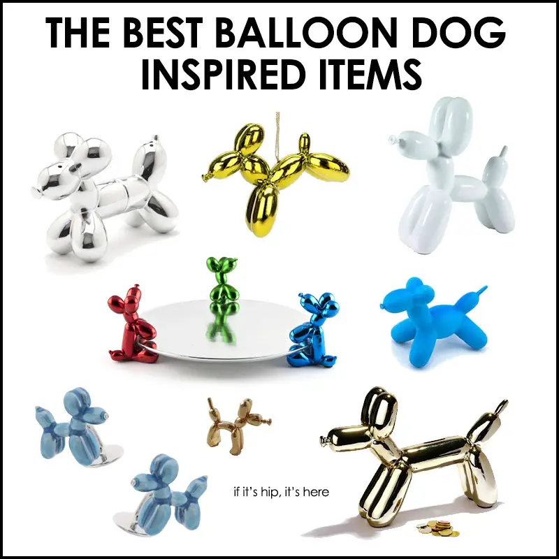balloon dog inspired items