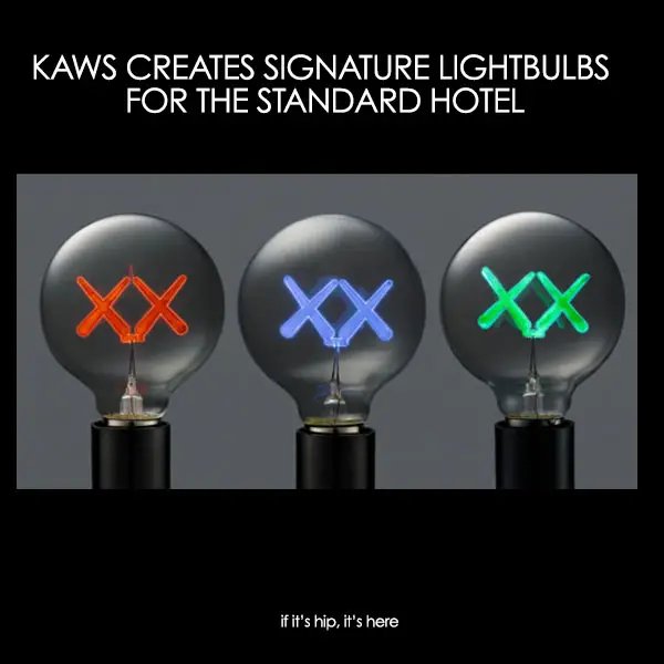 kaws lightbulbs
