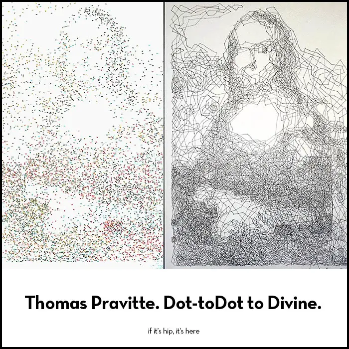 Read more about the article Dot to Dot to Divine. Incredible Portraits by Thomas Pavitte.