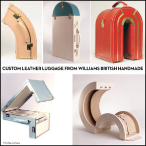 Luxury Custom Leather Goods & Luggage That Won’t Fit In The Overhead Bin.