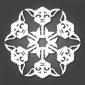 It’s Snowing Star Wars! 10 new DIY Star Wars Paper Snowflake Templates.