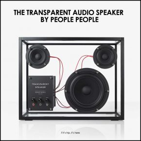 Sound You Can See. Transparent Speakers From People People of Stockholm.