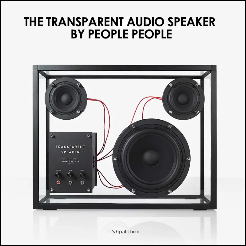 Transparent Speaker From People People