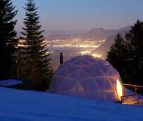 Luxury Igloo Pods and Private Skiing At Switzerland’s New Whitepod Resort & Spa.