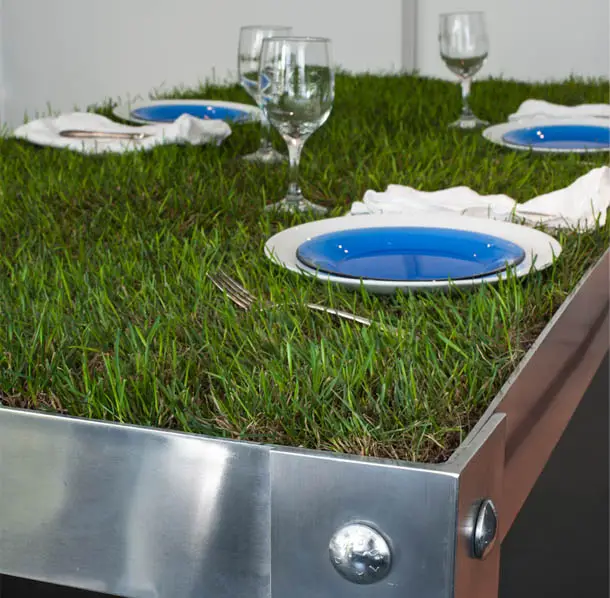 Read more about the article Now You Can Picnic Indoors All Year Round. The picNYC Table with Real Grass.