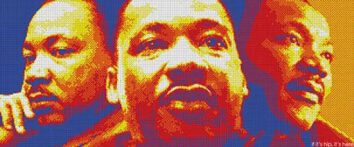 dreambig1 MLK Rubik's Cube mosaic