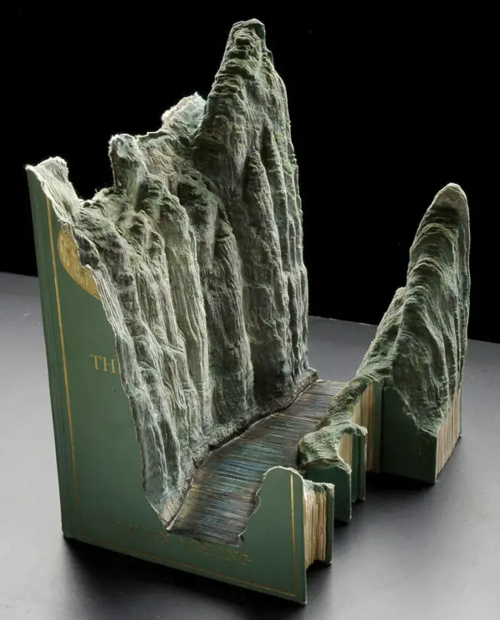 carved book art