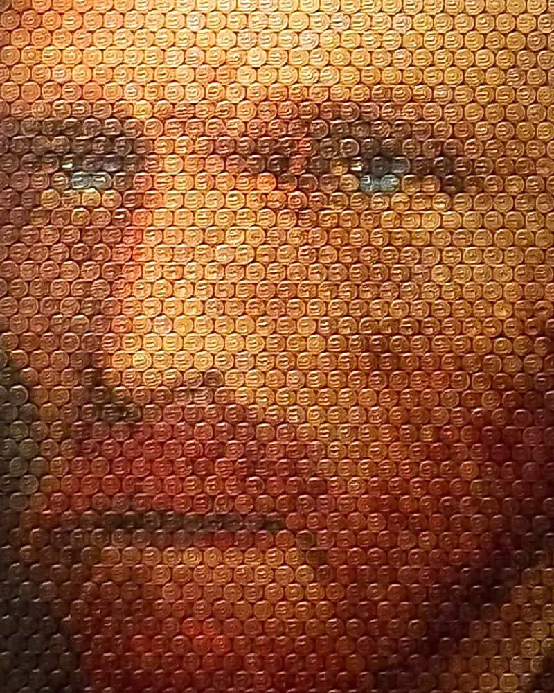 van gogh bullet portrait