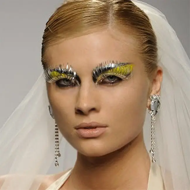 wild bride makeup