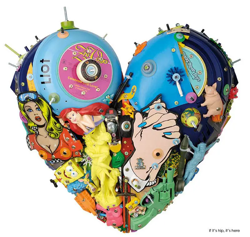 Eric Liot Heart Sculptures