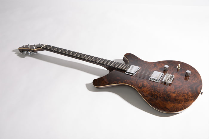 flamed maple guitar