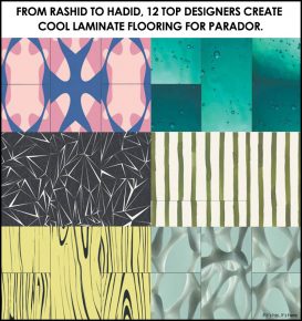 From Rashid to Hadid, 12 Top Designers Create Cool Laminate Flooring for Parador.