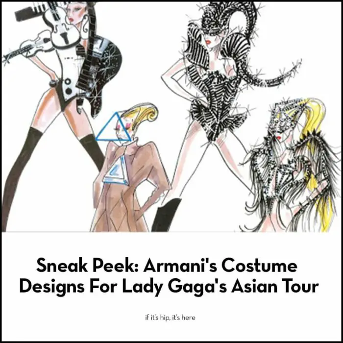 armani costume designs for lady gaga