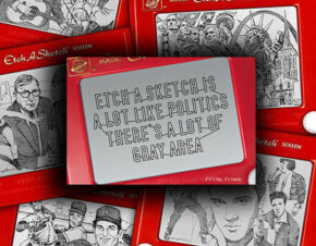 Etch-A-Sketch Makes News. And Art. And Now, A New Ad Campaign.