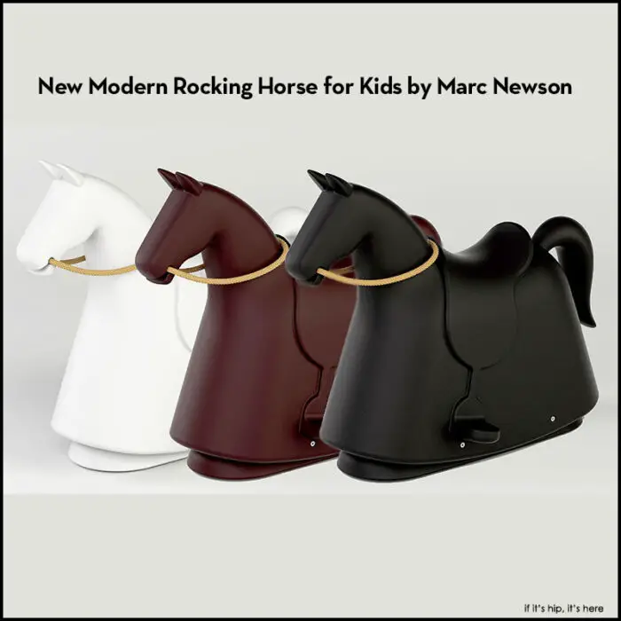 modern rocking horse by marc newson