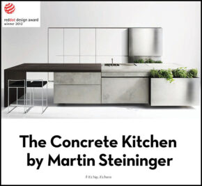 The Concrete Kitchen by Martin Steininger Wins The 2012 Red Dot Design Award.