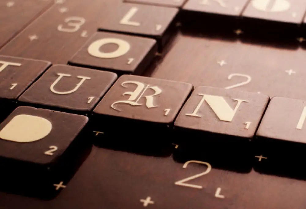 Limited Edition Typography Scrabble