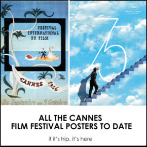 All Of The Official Festival de Cannes Posters Since 1946 To The Present.