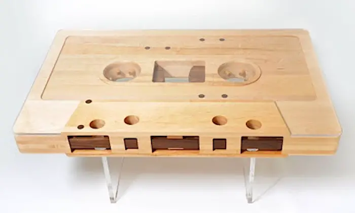 Read more about the article Reclaimed Wood Mixtape Coffee Table by Jeff Skierka Goes Into Production.